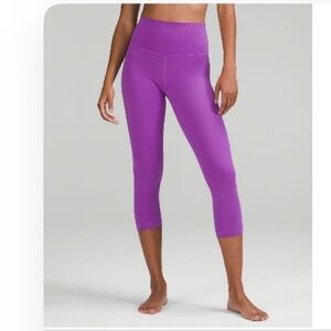 Lululemon align leggings moonlit magenta 21” size 4